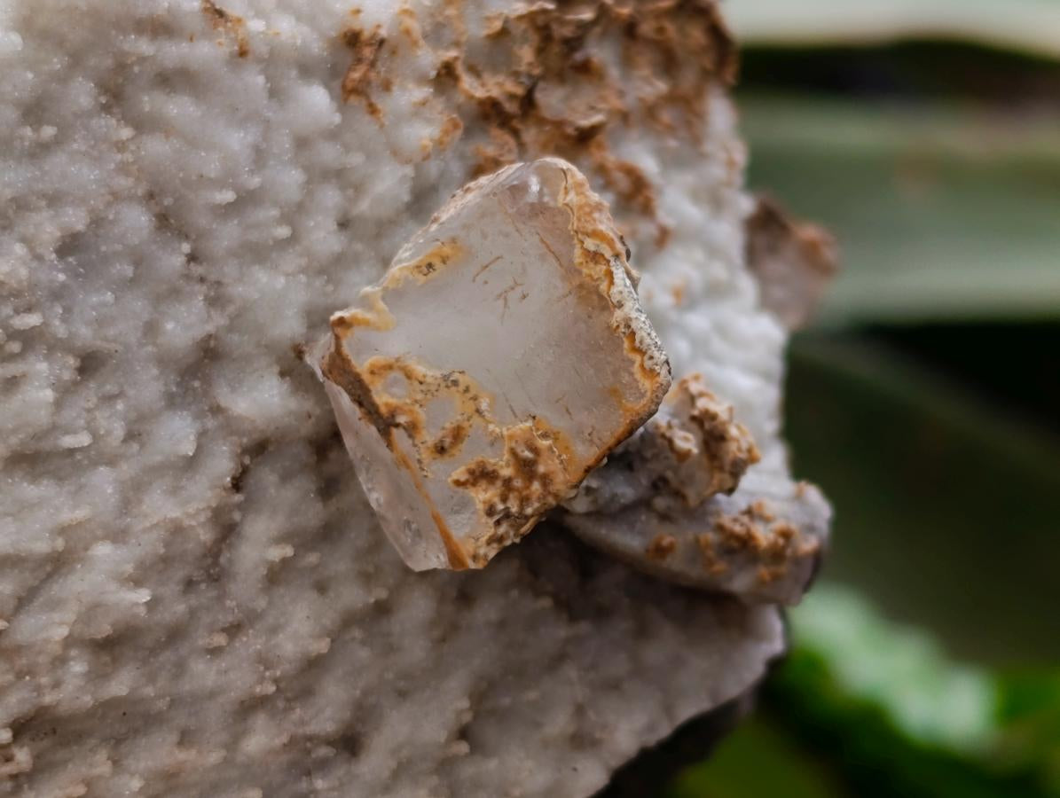 Natural Large Rhombohedral Calcite Specimen with Phosphorus Aragonite x 1 From Albert's Mountain, Lesotho - Toprock Gemstones and Minerals 