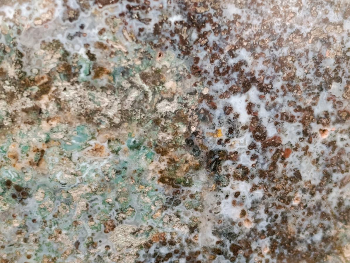Polished Henties Bay Flower Jasper Standing Display Pieces x 3 From Namibia - Toprock Gemstones and Minerals 