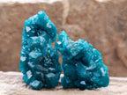 Natural Small Dioptase Specimens on Dolomite Matrix x 12 From Tantara Mine, Congo - Toprock Gemstones and Minerals 