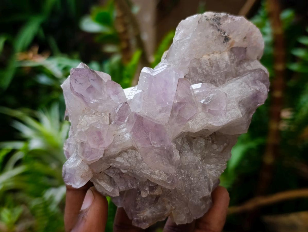Natural Jacaranda Amethyst Clusters x 5 From Mumbwa, Zambia - Toprock Gemstones and Minerals 