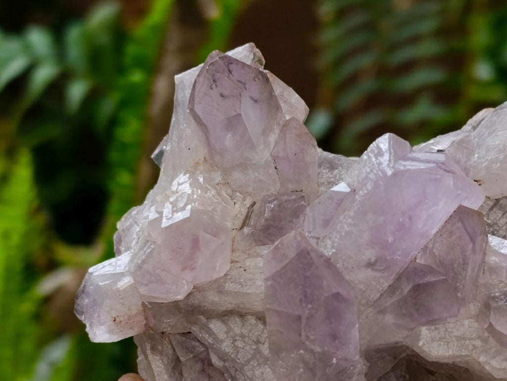 Natural Jacaranda Amethyst Clusters x 5 From Mumbwa, Zambia - Toprock Gemstones and Minerals 