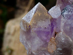 Natural Jacaranda Amethyst Clusters x 5 From Mumbwa, Zambia - Toprock Gemstones and Minerals 
