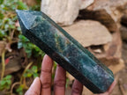 Polished Fuchsite Quartz Display Crystals x 4 From Andakatany, Madagascar - Toprock Gemstones and Minerals 