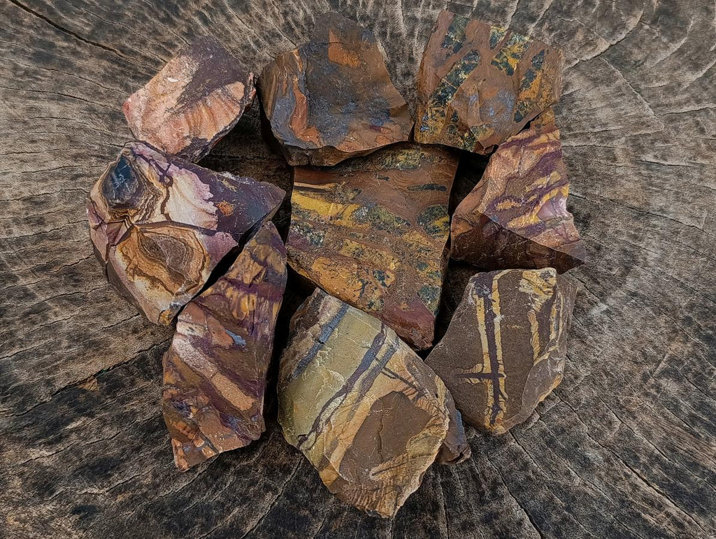 Natural Nguni Jasper Cobbed Specimens x 28 From Northern Cape, South Africa - Toprock Gemstones and Minerals 