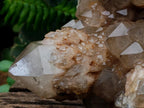 Natural XXL Cascading White Phantom Smokey Luena Quartz Cluster x 1 From Luena, Congo - Toprock Gemstones and Minerals 
