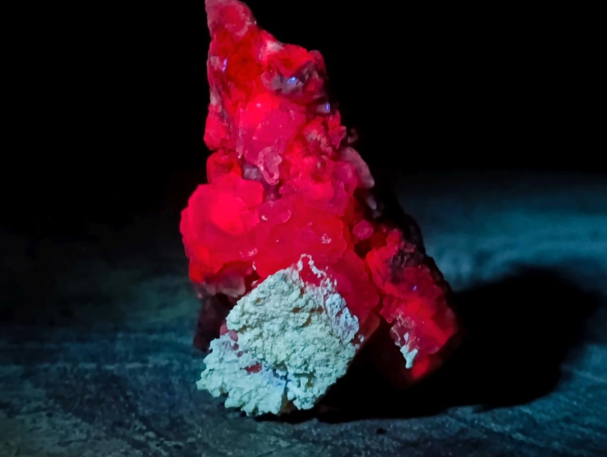 Natural Stacked Rhombohedral Calcite Specimens with Phosphorus Aragonite x 6 From Albert's Mountain, Lesotho - Toprock Gemstones and Minerals 