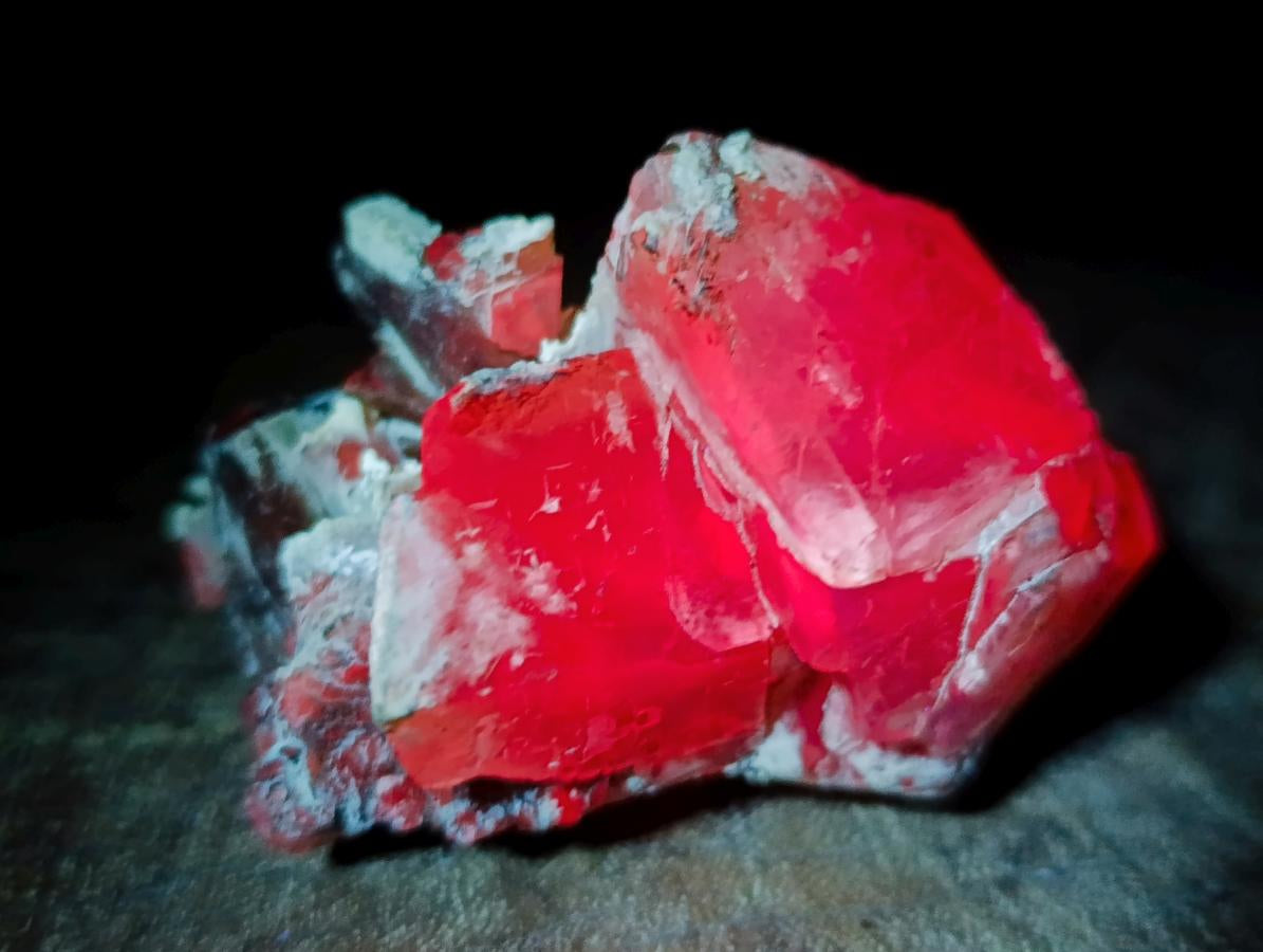 Natural Stacked Rhombohedral Calcite Specimens with Phosphorus Aragonite x 6 From Albert's Mountain, Lesotho - Toprock Gemstones and Minerals 