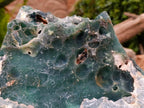 Polished XL One Side Mtorolite Chrysoprase Slice x 1 From Mutorashanga, Zimbabwe - Toprock Gemstones and Minerals 