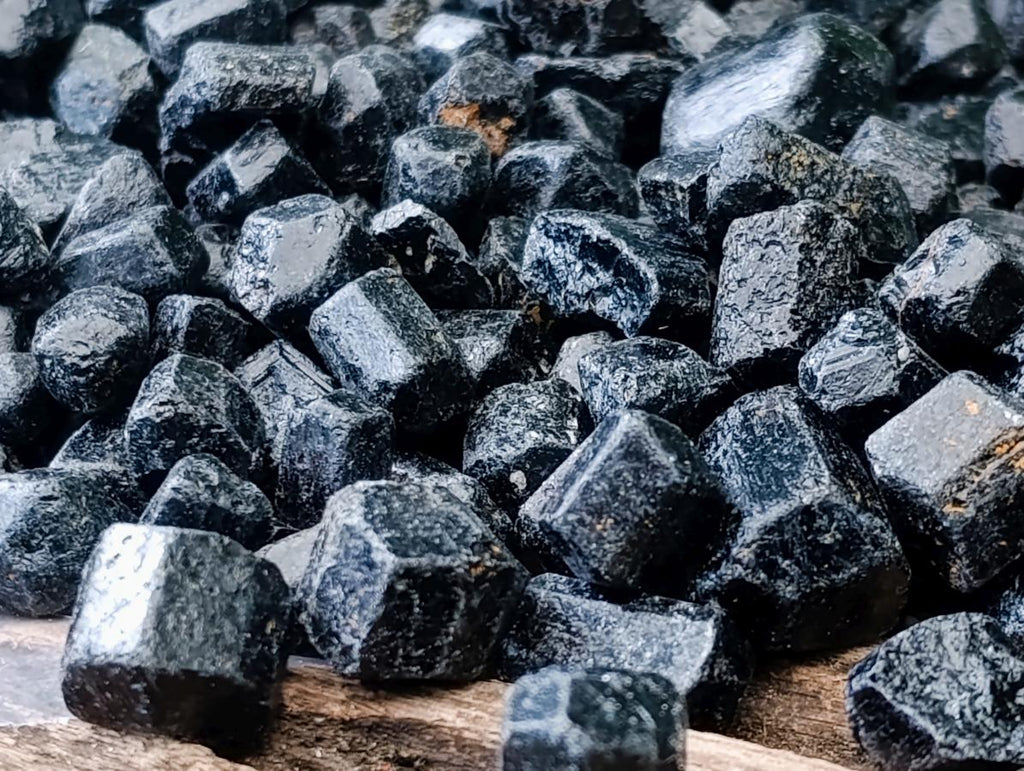 Natural Mini Schorl Black Tourmaline Double Terminated Crystals and Crystals x 1,71 Kg Lot From Zimbabwe - Toprock Gemstones and Minerals 