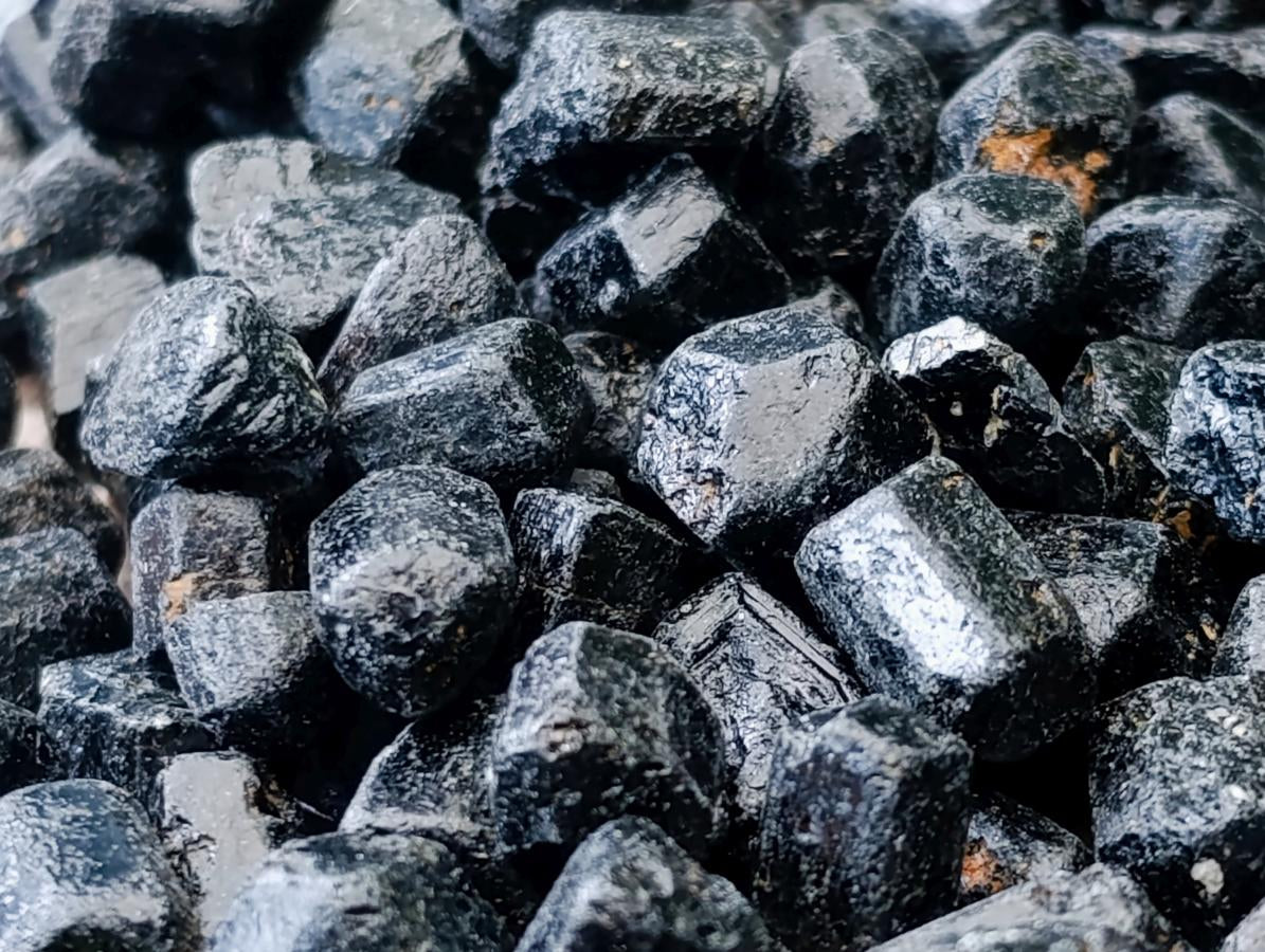 Natural Mini Schorl Black Tourmaline Double Terminated Crystals and Crystals x 1,71 Kg Lot From Zimbabwe - Toprock Gemstones and Minerals 
