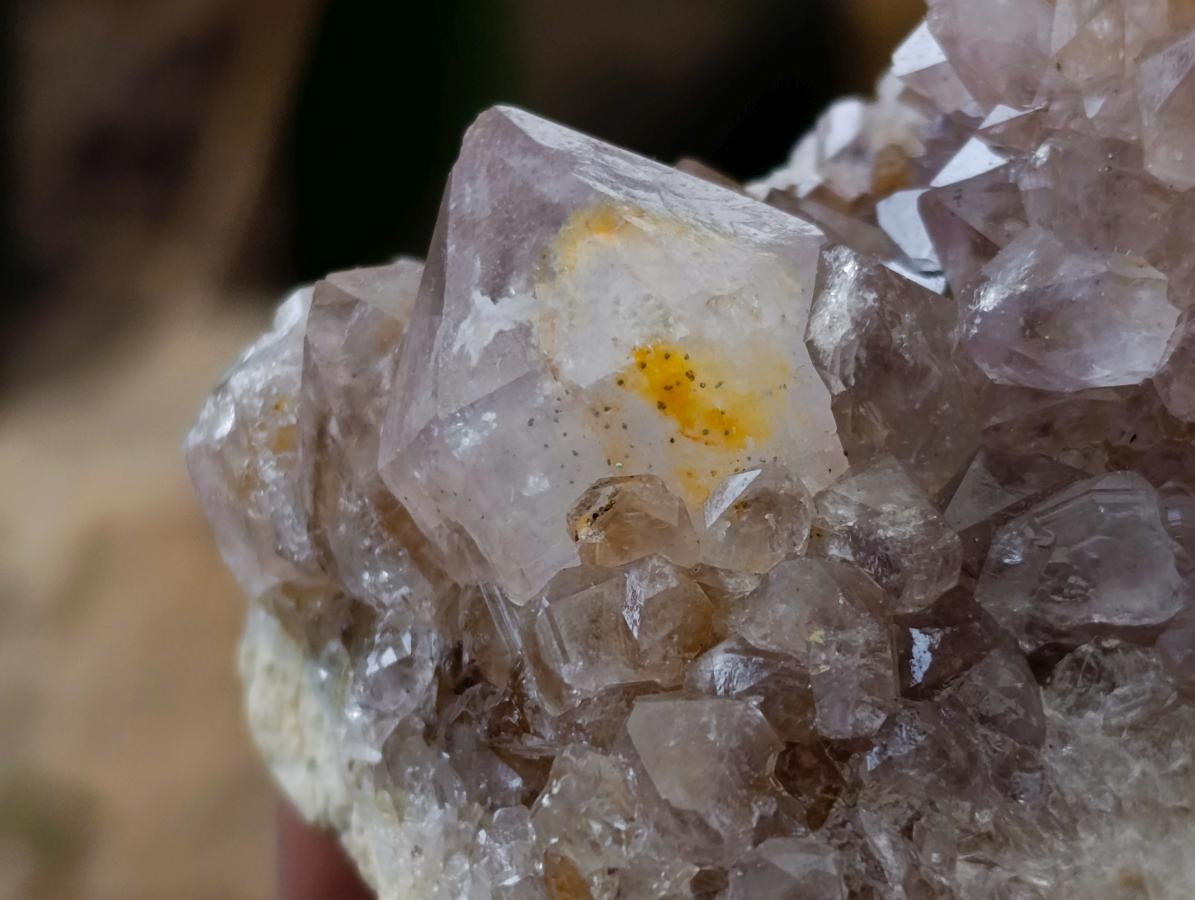 Natural Smokey Spirit Amethyst Clusters x 3 From Boekenhouthoek, South Africa - Toprock Gemstones and Minerals 