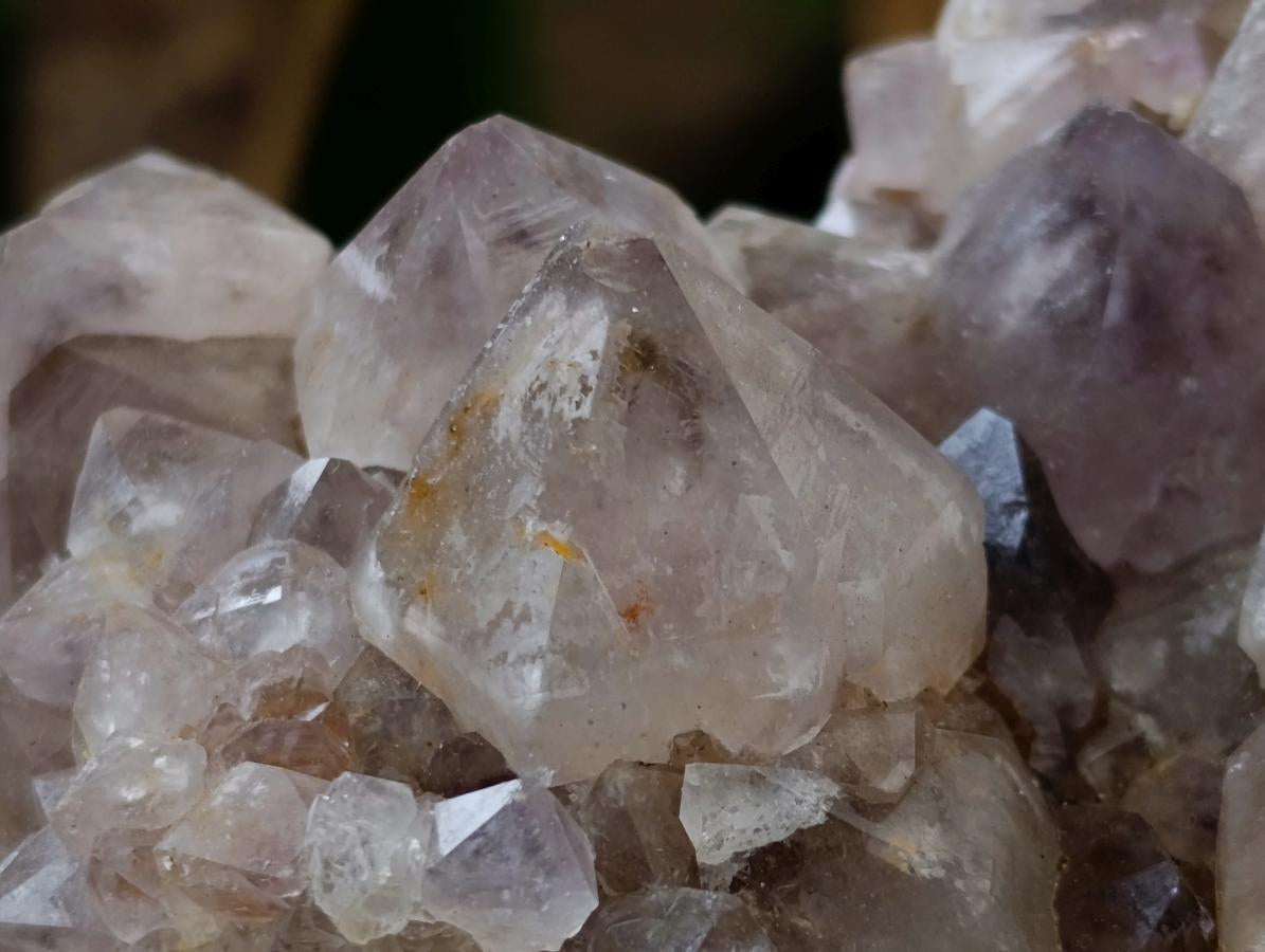 Natural Smokey Spirit Amethyst Clusters x 3 From Boekenhouthoek, South Africa - Toprock Gemstones and Minerals 