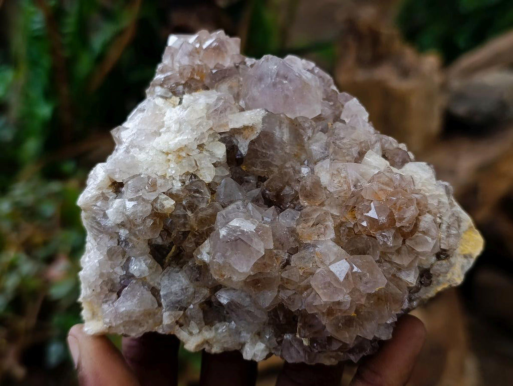 Natural Smokey Spirit Amethyst Clusters x 3 From Boekenhouthoek, South Africa - Toprock Gemstones and Minerals 