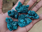 Natural Small Dioptase Specimens on Dolomite Matrix x 20 From Tantara Mine, Congo - Toprock Gemstones and Minerals 
