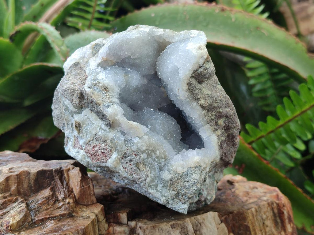 Natural Blue Lace Agate Geode Specimens x 5 From Nsanje, Malawi - Toprock Gemstones and Minerals 