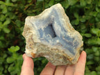 Natural Blue Lace Agate Geode Specimens x 5 From Nsanje, Malawi - Toprock Gemstones and Minerals 