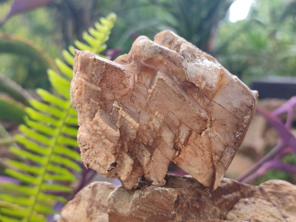 Natural Stacked Rhombohedral Calcite Crystals with Phosphorus Aragonite x 6 From Albert's Mountain, Lesotho - Toprock Gemstones and Minerals 