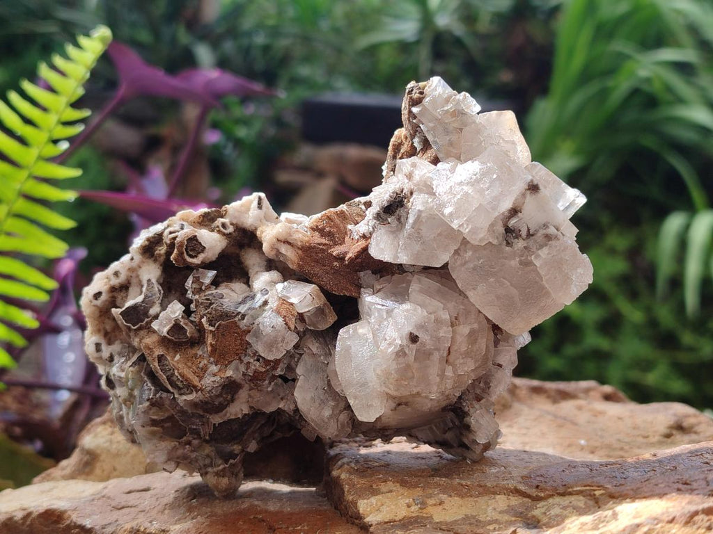 Natural Stacked Rhombohedral Calcite Crystals with Phosphorus Aragonite x 6 From Albert's Mountain, Lesotho - Toprock Gemstones and Minerals 