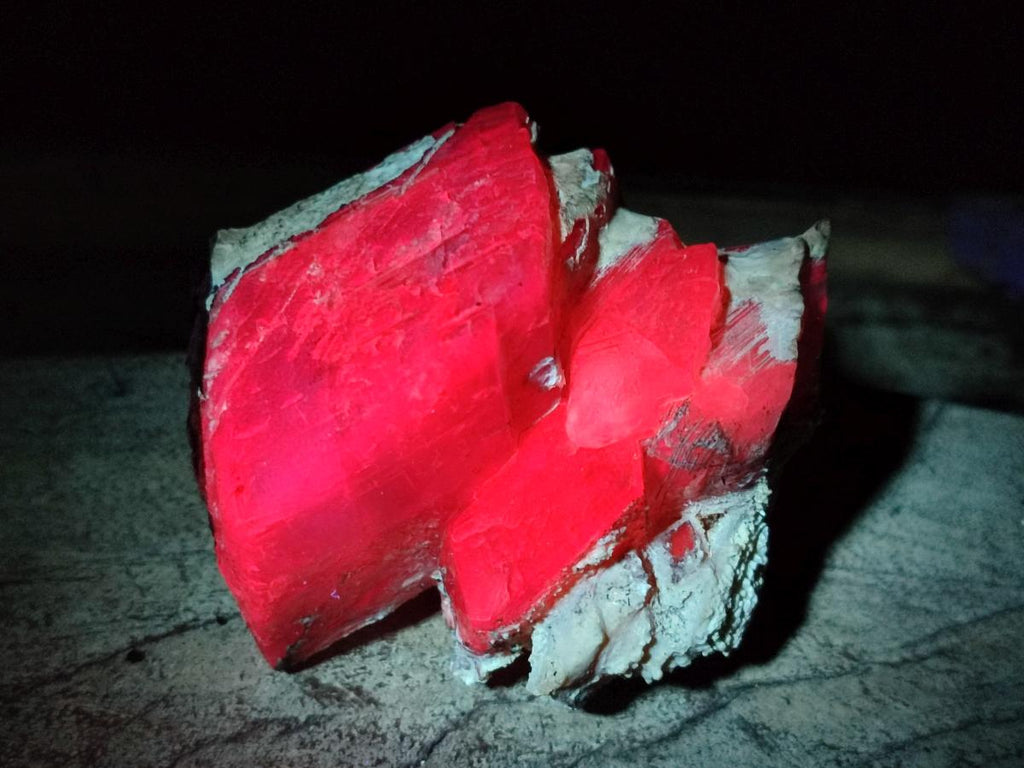 Natural Stacked Rhombohedral Calcite Crystals with Phosphorus Aragonite x 6 From Albert's Mountain, Lesotho - Toprock Gemstones and Minerals 