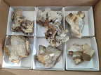 Natural Stacked Rhombohedral Calcite Crystals with Phosphorus Aragonite x 6 From Albert's Mountain, Lesotho - Toprock Gemstones and Minerals 
