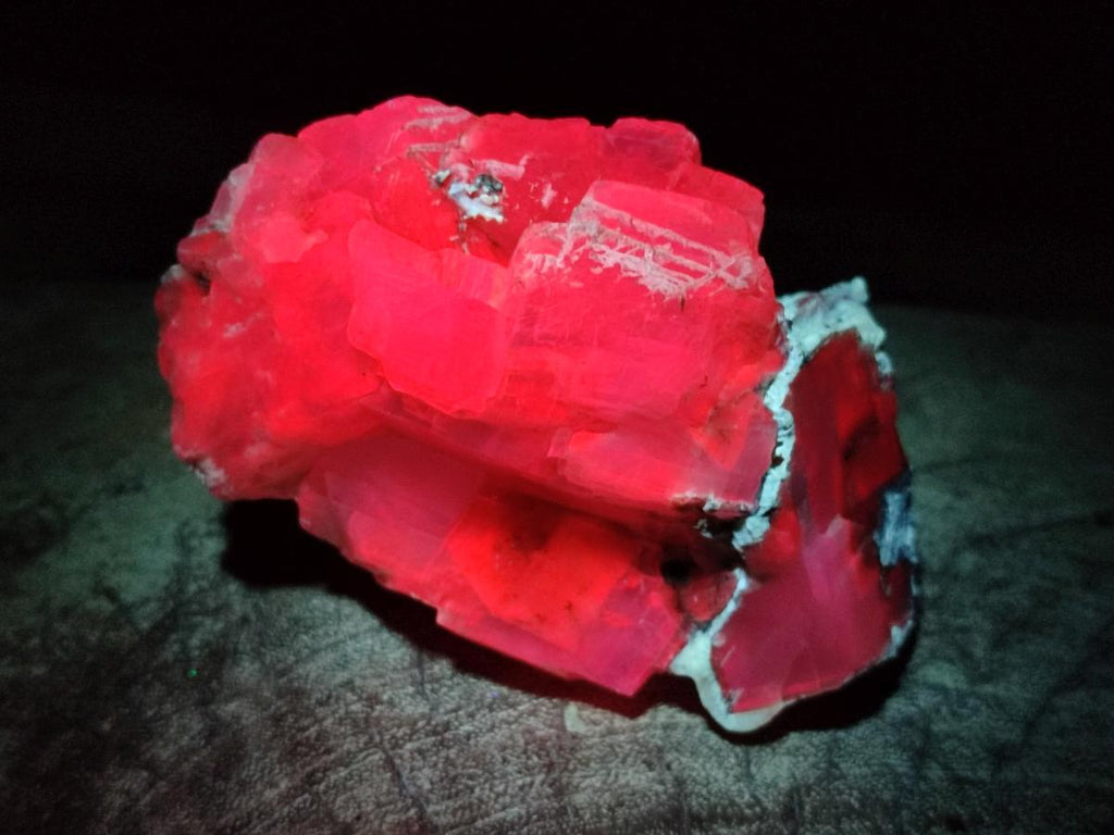 Natural Stacked Rhombohedral Calcite Crystals with Phosphorus Aragonite x 6 From Albert's Mountain, Lesotho - Toprock Gemstones and Minerals 