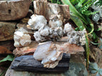 Natural Stacked Rhombohedral Calcite Crystals with Phosphorus Aragonite x 6 From Albert's Mountain, Lesotho - Toprock Gemstones and Minerals 