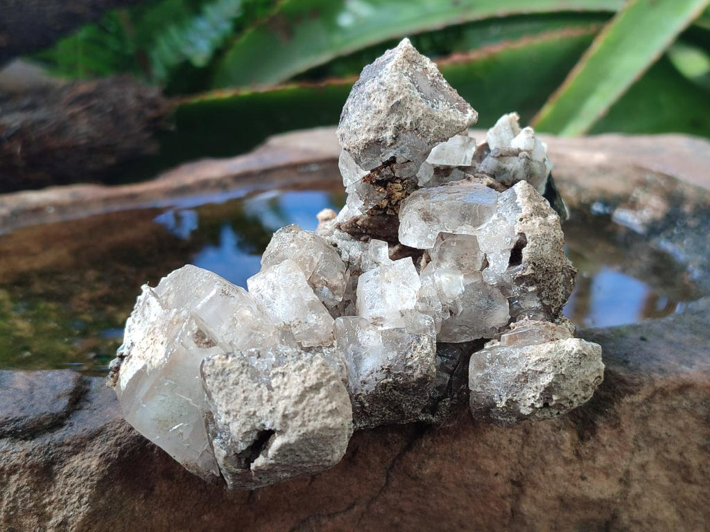 Natural Stacked Rhombohedral Calcite Crystals with Phosphorus Aragonite x 6 From Albert's Mountain, Lesotho - Toprock Gemstones and Minerals 