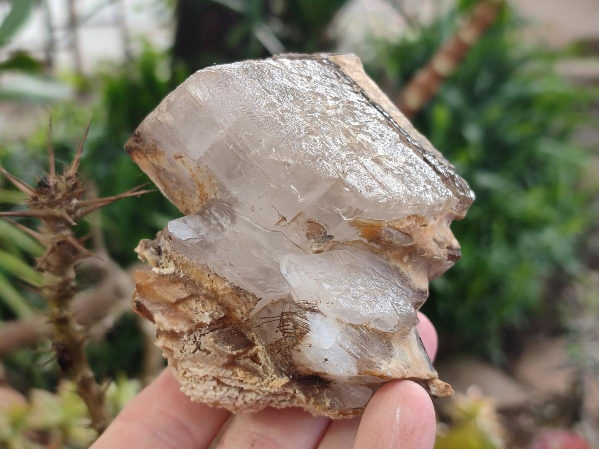 Natural Stacked Rhombohedral Calcite Crystals with Phosphorus Aragonite x 6 From Albert's Mountain, Lesotho - Toprock Gemstones and Minerals 