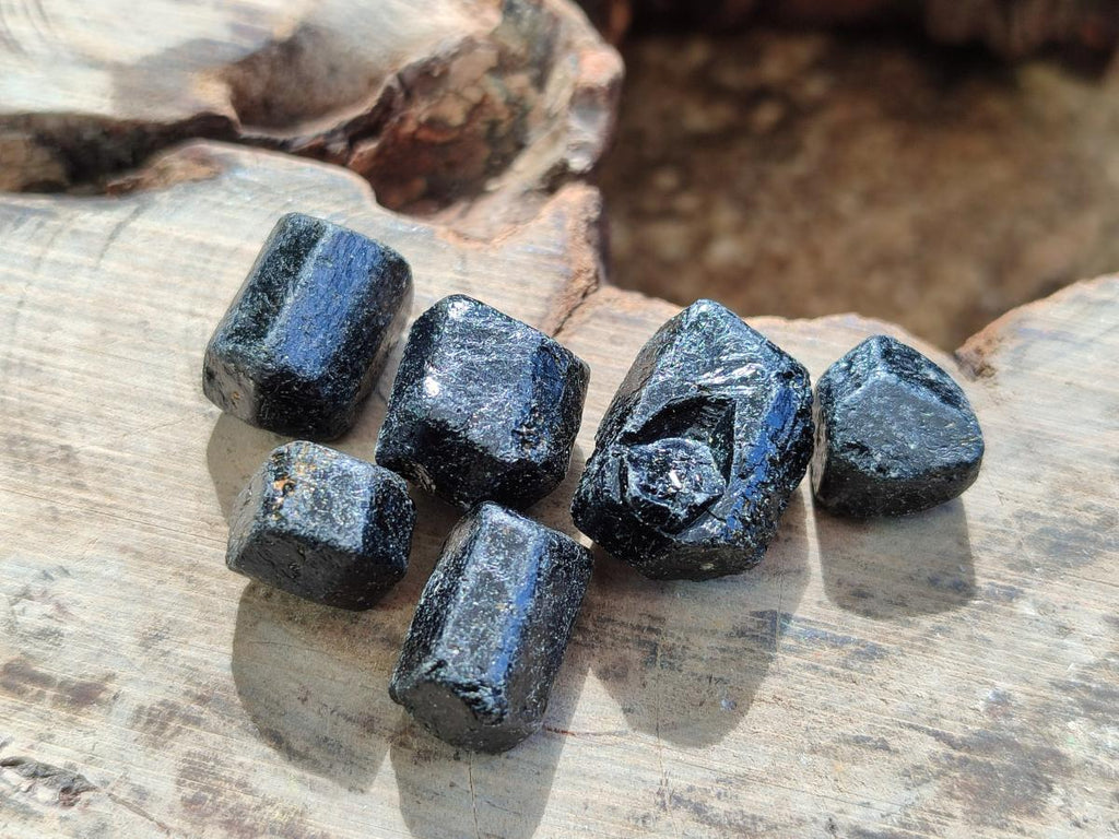 Natural Rough Black Tourmaline Double Terminated Crystals x 1, 82 Kg Lot From Zambia - Toprock Gemstones and Minerals 