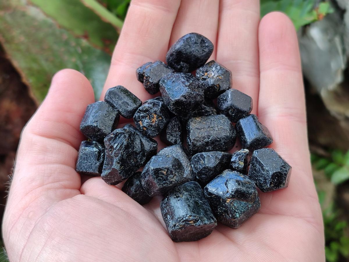 Natural Rough Black Tourmaline Double Terminated Crystals x 1, 82 Kg Lot From Zambia - Toprock Gemstones and Minerals 