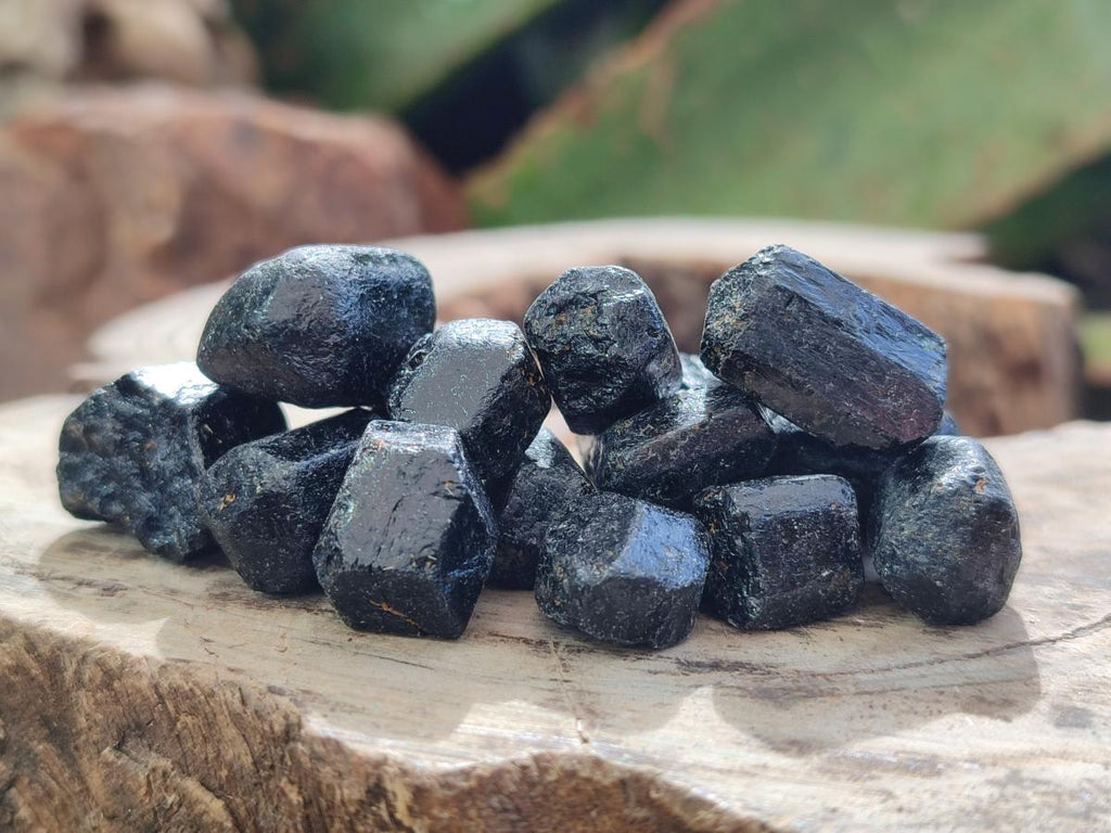 Natural Rough Black Tourmaline Double Terminated Crystals x 1, 82 Kg Lot From Zambia - Toprock Gemstones and Minerals 