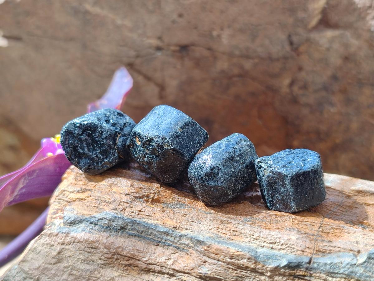 Natural Rough Black Tourmaline Double Terminated Crystals x 1, 82 Kg Lot From Zambia - Toprock Gemstones and Minerals 
