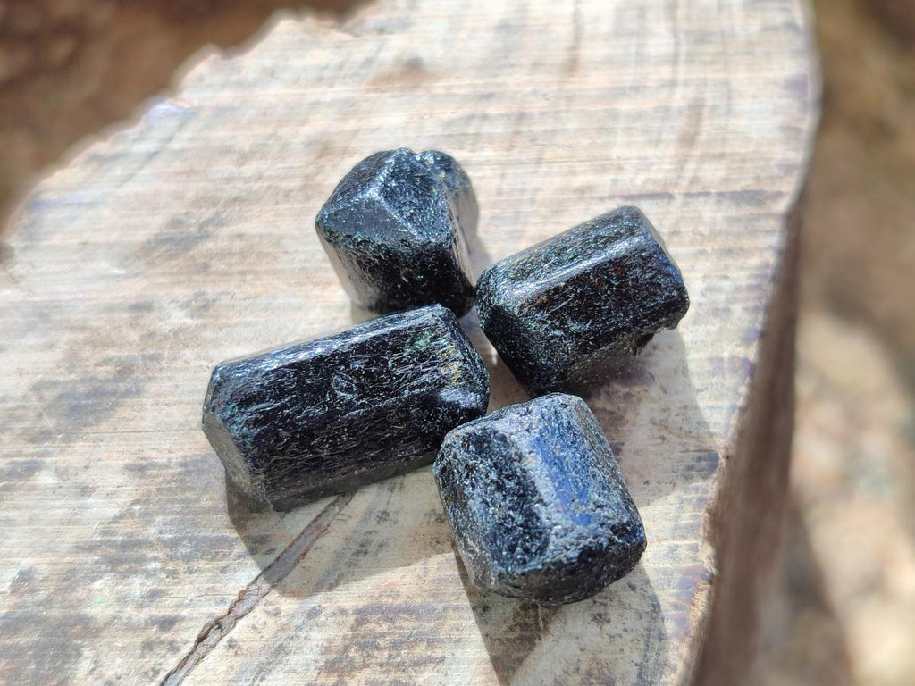 Natural Rough Black Tourmaline Double Terminated Crystals x 1, 82 Kg Lot From Zambia - Toprock Gemstones and Minerals 