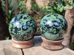 Polished Stromatolite Spheres x 3 From Katsepy, Madagascar - Toprock Gemstones and Minerals 