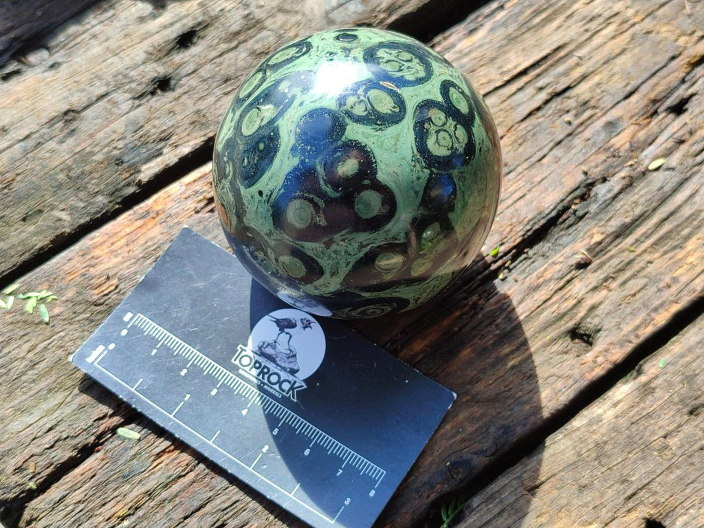 Polished Stromatolite Spheres x 3 From Katsepy, Madagascar - Toprock Gemstones and Minerals 