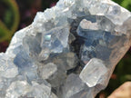 Natural Blue Celestite Specimens x 6 From Sakoany, Madagascar - Toprock Gemstones and Minerals 