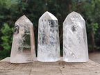 Polished Clear Quartz Crystals x 4 From Madagascar - Toprock Gemstones and Minerals 