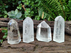 Polished Clear Quartz Crystals x 4 From Madagascar - Toprock Gemstones and Minerals 