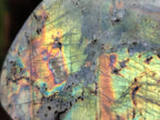 Polished Labradorite Standing Display Pieces x 2 From Tulear, Madagascar - Toprock Gemstones and Minerals 