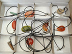 Hand Made Mix of Multi Mineral Necklaces x 9 From Madagascar - Toprock Gemstones and Minerals 