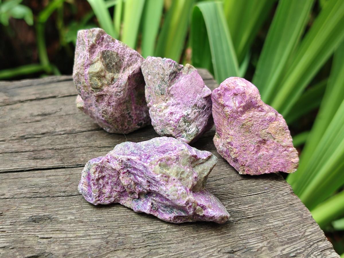 Natural Cobbed Stichtite Specimens x 70 From Barberton, South Africa - Toprock Gemstones and Minerals 