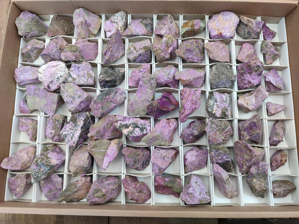 Natural Cobbed Stichtite Specimens x 70 From Barberton, South Africa - Toprock Gemstones and Minerals 
