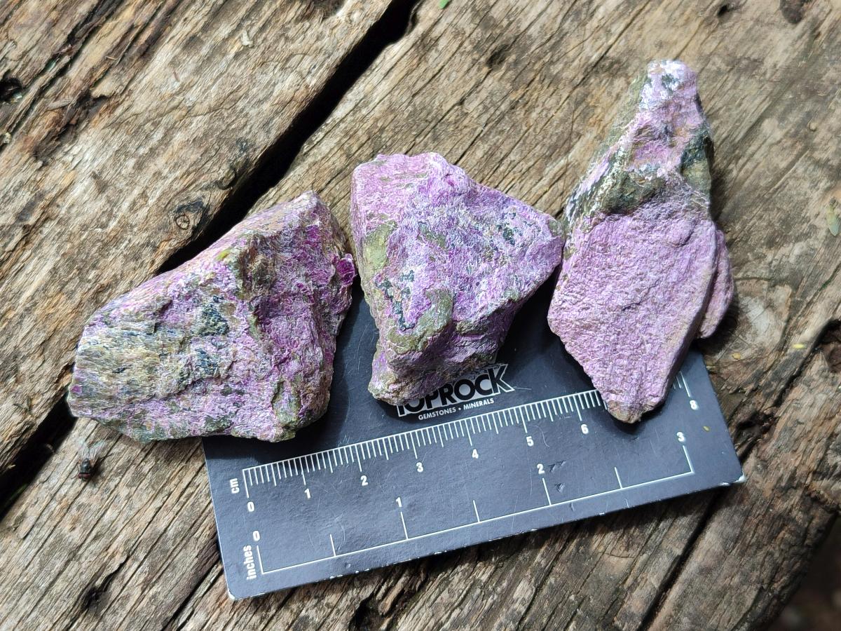 Natural Cobbed Stichtite Specimens x 70 From Barberton, South Africa - Toprock Gemstones and Minerals 