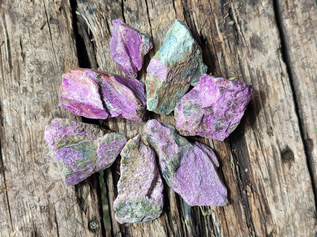 Natural Cobbed Stichtite Specimens x 70 From Barberton, South Africa - Toprock Gemstones and Minerals 