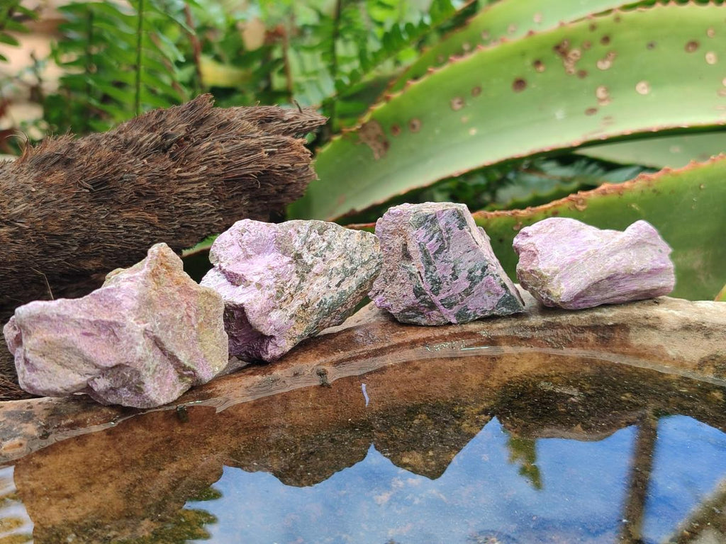 Natural Cobbed Stichtite Specimens x 70 From Barberton, South Africa - Toprock Gemstones and Minerals 