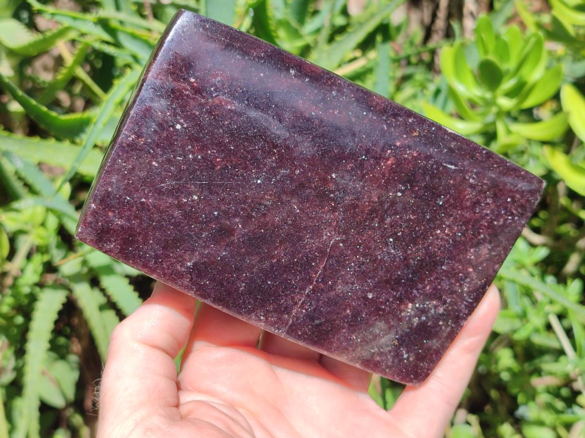 Polished Large Lepidolite Free Forms x 4 From Zimbabwe - Toprock Gemstones and Minerals 