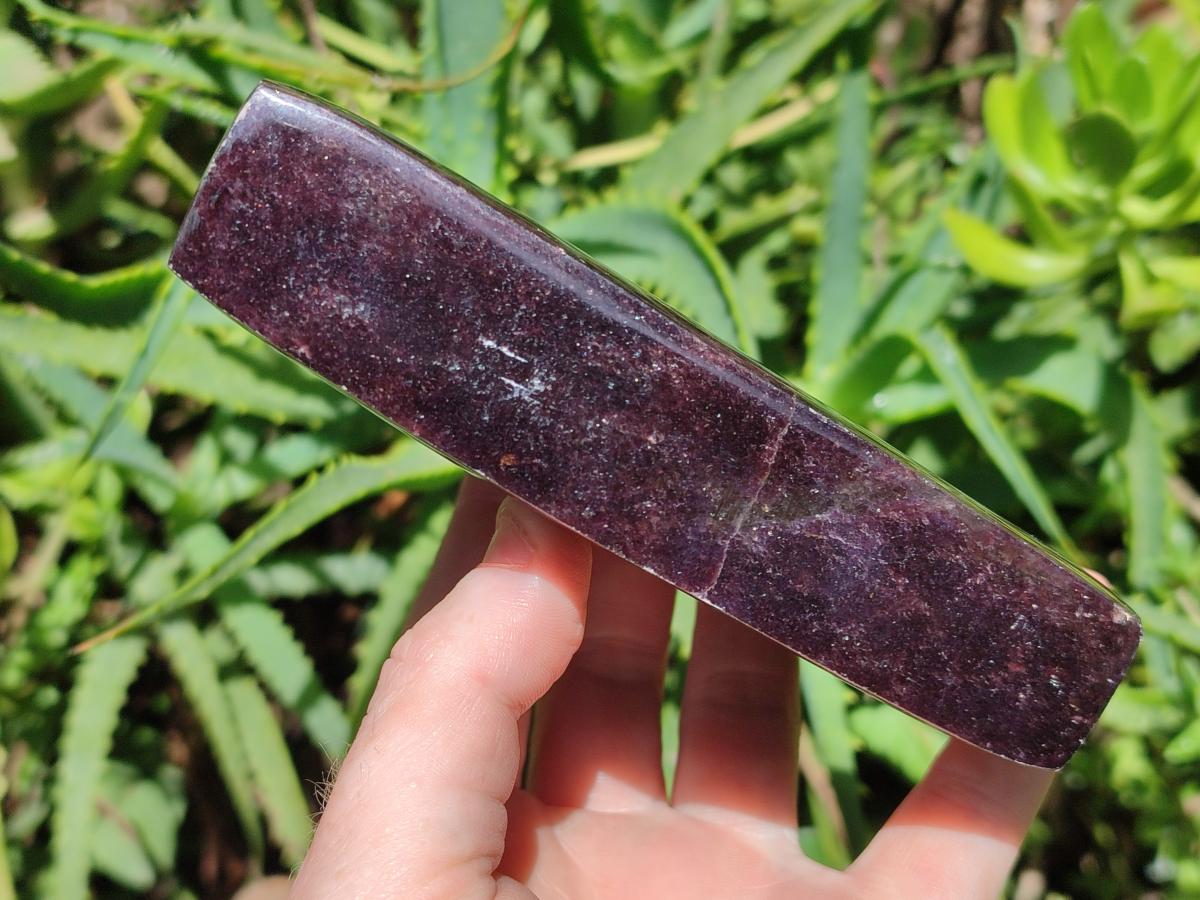 Polished Large Lepidolite Free Forms x 4 From Zimbabwe - Toprock Gemstones and Minerals 