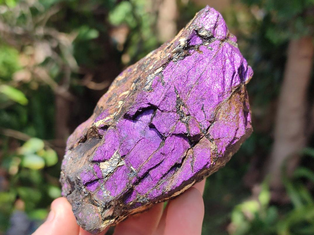 Natural Metallic Cobbed Purpurite Specimens x 6 From Erongo, Namibia - Toprock Gemstones and Minerals 
