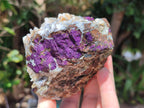 Natural Metallic Cobbed Purpurite Specimens x 6 From Erongo, Namibia - Toprock Gemstones and Minerals 