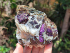 Natural Metallic Cobbed Purpurite Specimens x 6 From Erongo, Namibia - Toprock Gemstones and Minerals 